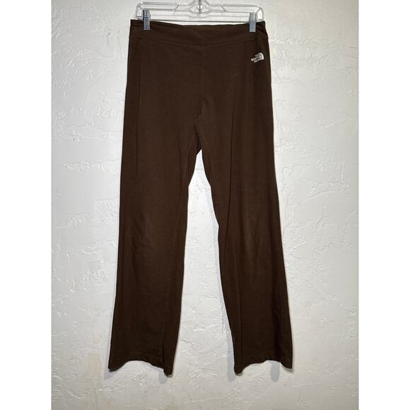 The North face TKA100 brown fleece sweatpants womens small outdoors cozy lounge - Picture 1 of 10